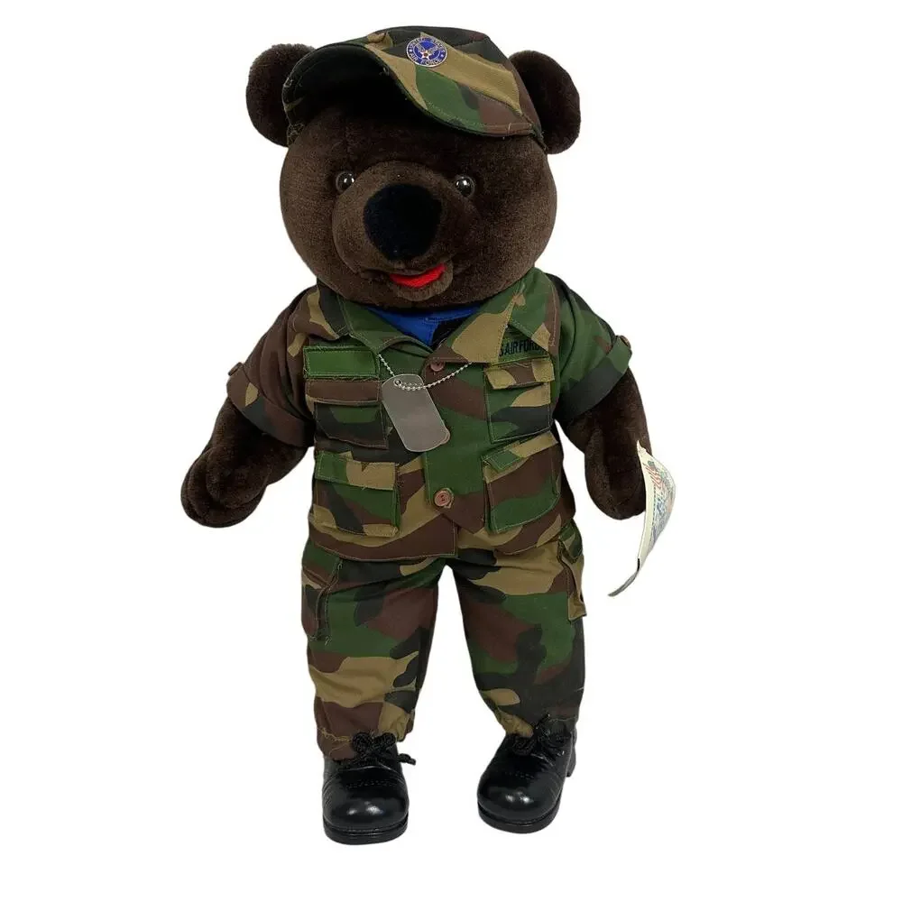 Bear Forces of America Ira Green Teddy Bear Air Force Outfit NWT New W/ Tag
